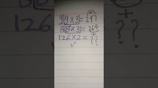 New multiplication short   mathstrick shortviral trick [upl. by Ainollopa]