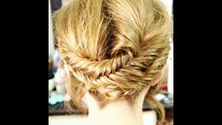 Fishtail Crown Braid Hair Tutorial [upl. by Milas]