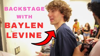 Backstage at Baylen Levine Tour [upl. by Bethesda571]