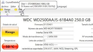 Como Reparar Un Disco Duro Dañado  HDD Low Level Format Tool Como Usar  CrystalDiskInfo [upl. by Etteniotnna]