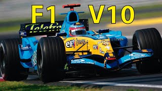 F1 V10 Start Engine Sound Compilation  FINAL Renault RB25 Playing Song HONDA FERRARI Williams [upl. by Adnohsar]