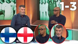 Finland vs England 13 Post Match analysis 🗣️ Ian Wright amp Roy Keane amp Lee Carsley amp Rice reaction [upl. by Anett]