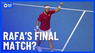 Has Rafael Nadal Played His Final Match  10 News First [upl. by Eidson668]