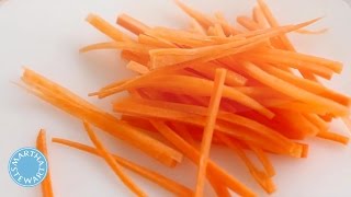 How to Julienne Carrots with Martha Stewart [upl. by Gavra23]