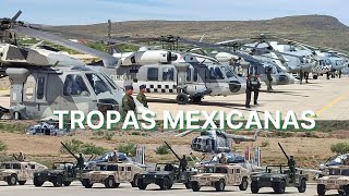 Impresionante concentración de tropas mexicanas en Chihuahua [upl. by Rodge30]