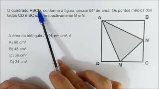 INTENSIVO 11° AULA  GEOMETRIA PLANA CALCULO DE ÁREA  IFRN IFRJ IFCE IFPE IFAL IFTO IFMG [upl. by Einattirb950]