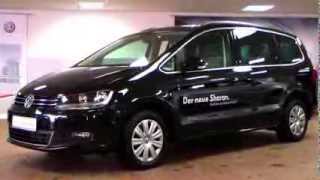 NEW Volkswagen Sharan Comfortline 20 TDI 2011 Deep Black Perleffekt BV003791 quotVW SHARANquot [upl. by Nich161]