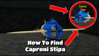 How to Find and Fly the New Caproni Stipa  Pilot Training Flight Simulator [upl. by Yrotciv]