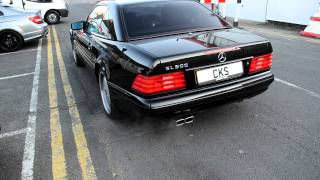 Mercedes R129 SL500 CKS Sport Exhaust  High flow air filters [upl. by Dijam]