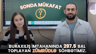 Buraxılış imtahanında 2975 bal toplayan Zümrüdlə söhbətimiz azerbaycandili natiqvahidov [upl. by Assilana]