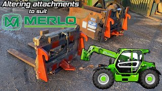 Altering attachments to suit Merlo telehandlers [upl. by Aretta]