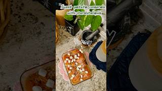 Sweet potato 🍠 casserole with marshmallows Thanksgiving recipe ￼￼sweetpotato thanksgivingrecipe [upl. by Harve530]