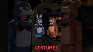 FNAF Movie ANIMATRONIC COSTUMES BEHIND THE SCENES fnaf1 fnaf fnaf2 fnafmovie securitybreach [upl. by Patti]