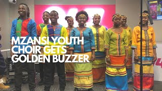 Mzansi Youth Choir gets first group Golden Buzzer on Americas Got Talent [upl. by Belita652]