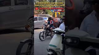 YAMAHA RX100 SOUND BUFFALO FOLLOW IN BIKE COMMENT 😱  RX100 VS BUFFALO PUBLIC REACTION [upl. by Hollah]