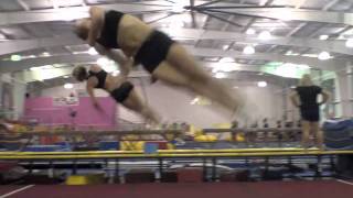 Cheerleading  Kbands  Highschool Cheerleaders  Stunt Training [upl. by Eicul981]