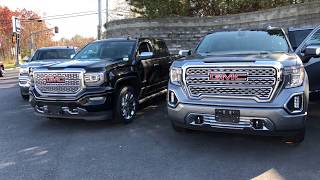 2019 Sierra Denali amp 2018 Sierra Denali  Quick Compare [upl. by Etna]