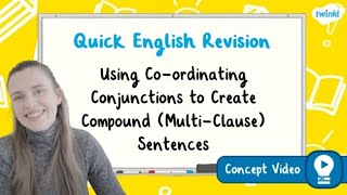 How Do You Use Coordinating Conjunctions to Create Sentences  KS2 English Concept for Kids [upl. by Sarena668]