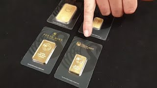 Fake vs Real PERTH MINT Gold Bars  How To Spot The Difference [upl. by Jessamyn]