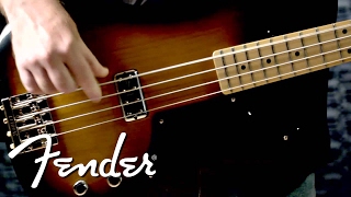 Fender Cabronita Precision Bass Demo  Fender [upl. by Esalb59]