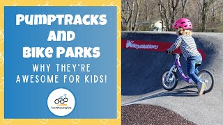 Pumptracks and Bike Parks Why Theyre Awesome for Kids Video Demonstration [upl. by Annekahs]