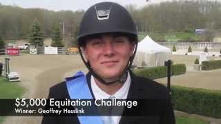 Geoffrey Hesslink  2014 Old Salem Farm Spring Horse Shows  Equitation Challenge [upl. by Sisco]