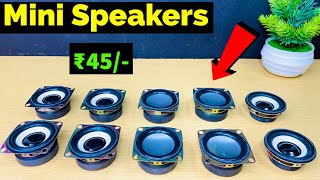 Mini speakers Review 2inch 4ohm 3w  Woofer 😱😱 Best Speaker ​⁠Electronicsproject99 [upl. by Nollie]