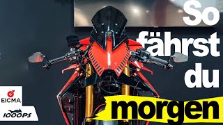 Was bringt die Zukunft MotorradPrototypen und Antriebe von morgen auf der EICMA 2022 [upl. by Oilicec]