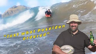 Riding The Biggest Waves From Storm Ashley [upl. by Nilson]