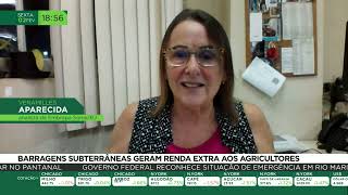 Barragens subterrâneas geram renda extra aos agricultores [upl. by Coltun]