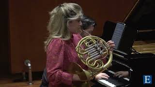 Gliere Horn Concerto Marta Montes [upl. by Atilol]