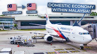 TRIPREPORT  Malaysia Airlines ECONOMY  Boeing 737800  Kuala Lumpur  Penang [upl. by Augustus186]