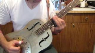 Bottleneck Blues Slide Guitar  Student Funded Lessons  1 Demo [upl. by Earesed255]