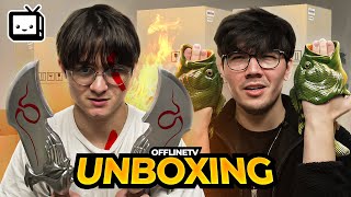 MICHAEL IS KRATOS  OFFLINETV UNBOXING [upl. by Ttirrej360]