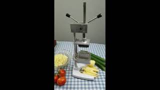 IDABAY Cortadora De Papas Fritas Manual Máquina para Cortar Papas [upl. by Akirahc]