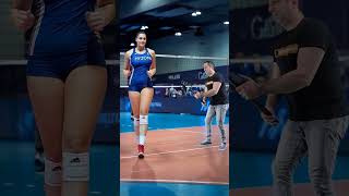 10ft Volleyball Player Stuns Fans with Unexpected Dance Performance  Tall Woman tallgirl [upl. by Bab495]