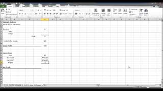 Create a Bookkeeping Spreadsheet using Excel  Part 5 [upl. by Elletsyrc]