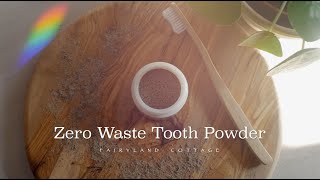 Homemade Natural Tooth Powder  Simple and Low Waste [upl. by Donal]