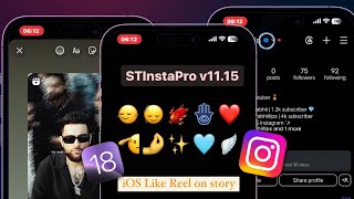 ST InstaPro V1115 Tutorial  iOS Emojis  iOS Fonts  InstaPro iPhone Story  InstaPro New Update 🚀 [upl. by Akimed]