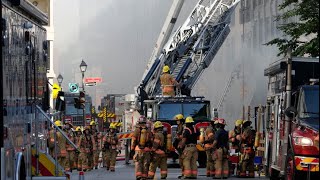 Fatal fire in Old Montreal is of suspicious origin [upl. by Yenterb]