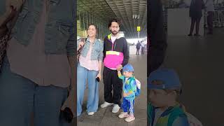 Nakuul Mehta Jankee Parekh Jet Off with Son Sufi [upl. by Lody]