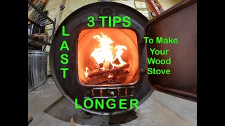 55 Gallon Barrel wood Stove Maintenance Cleaning Extend The Life Of Your Wood Burning Stove [upl. by Tish]