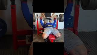 250kg Bench Press 3 Reps powerlifting [upl. by Harwell]