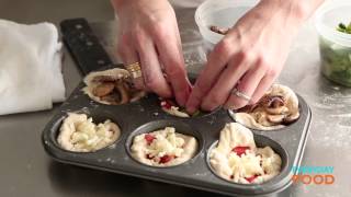 Mini DeepDish Pizzas  Everyday Food with Sarah Carey [upl. by Melan]