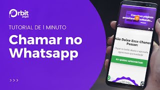 Adicionando Botão Para Chamar no Whatsapp na Sua Pägina Tutorial de 1 Minuto Orbit Pages [upl. by Daph]