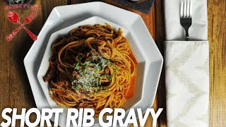 Short Rib Gravy  Isobe Food [upl. by Llenrub]