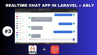 Creating a Realtime Chat App in Laravel 11 amp Ably  Creating Private Channels  part 3 [upl. by Rao765]