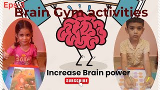 6 Brain Gym activities for kidsbrain teasersincrease Brain power age 3 braingym brainteasers [upl. by Newmark764]