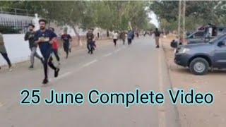 25 June Morning Running Test Saeedabad Police Training Center Karachi  Sindh Police [upl. by Herates197]