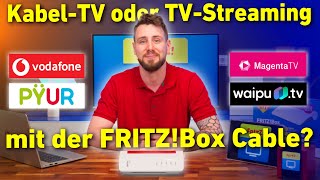 Fernsehen mit der FRITZBox via Kabel oder Internetleitung [upl. by Hansen]